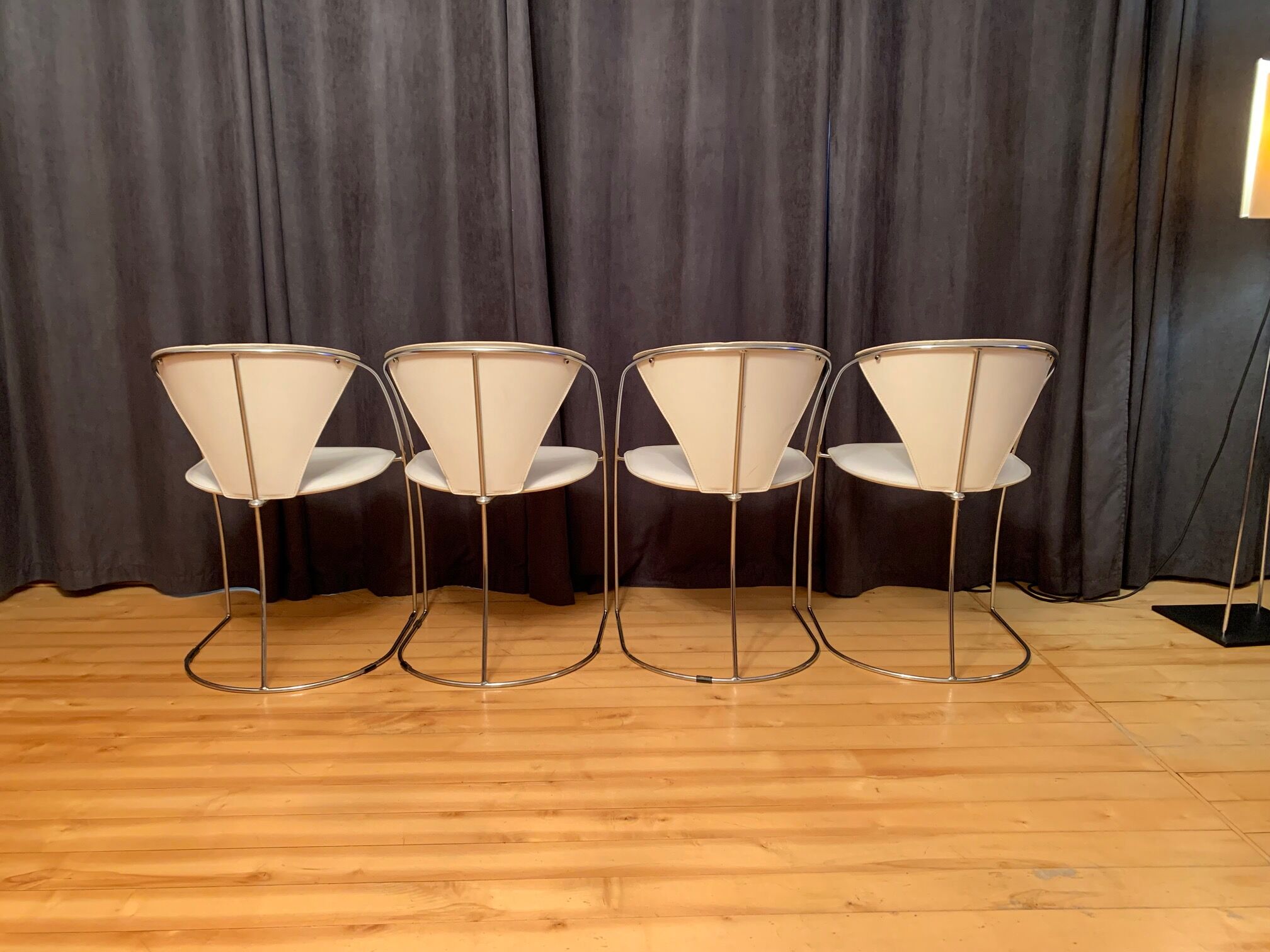 Set of four Linda chairs, Arrben, Italy, 1980s