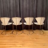 Set of four Linda chairs, Arrben, Italy, 1980s
