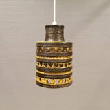 Danish ceramic hanging lamp, designed by Jette Hellerøe, in the 1970s.