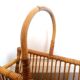 Rattan magazine rack 1960