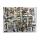 1964 Mid-Century Modern "Forest" Swedish Vintage Abstract Oil Painting, Framed