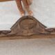 Finely carved wooden pediment