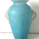 Vase amphore bleu