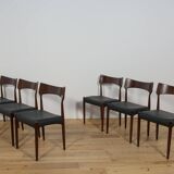 Mid Century Rosewood Dining Chairs from Bernhard Pedersen & Son, 1960s, Set of 6