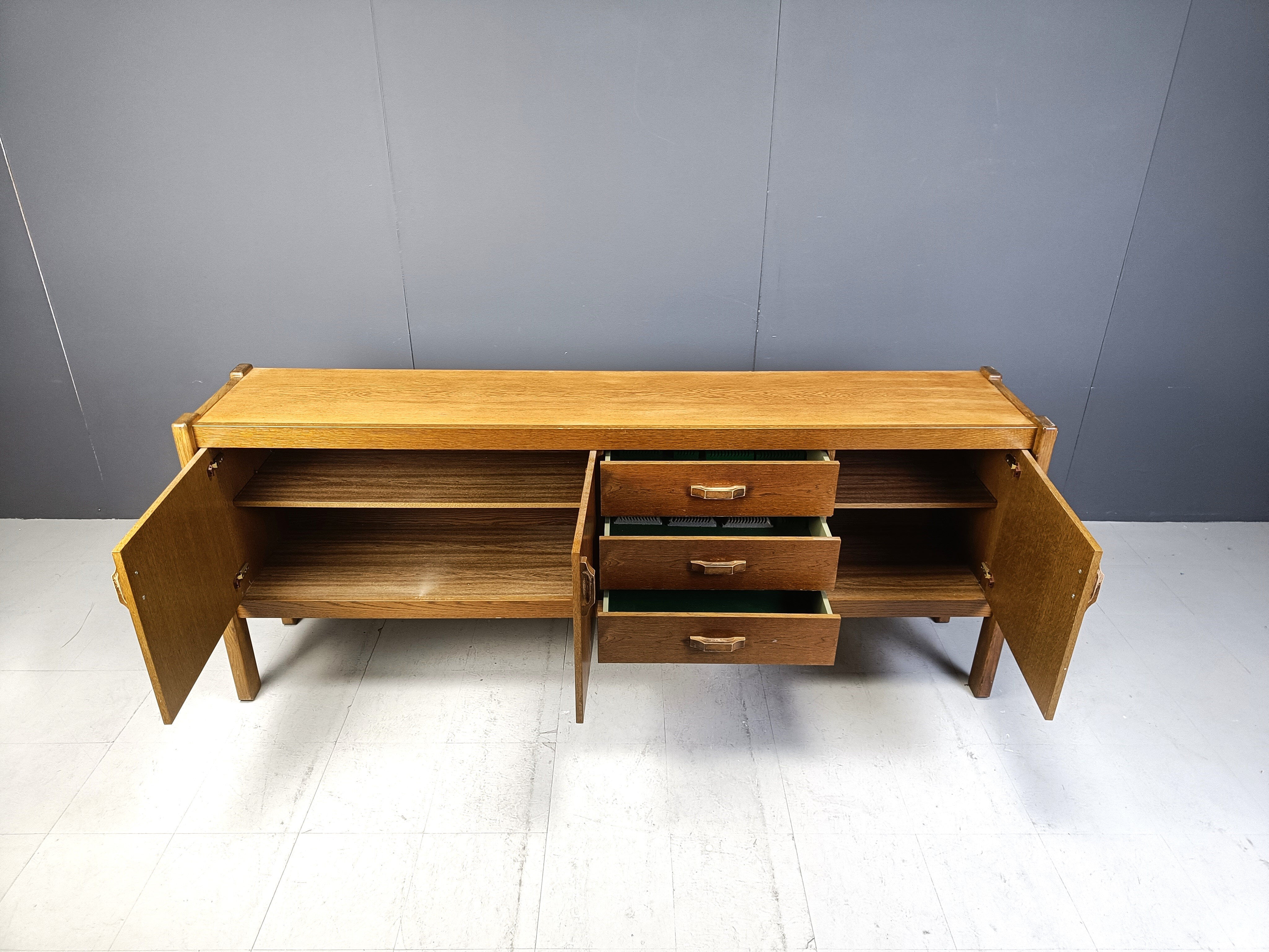 Vintage oak sideboard, 1960s