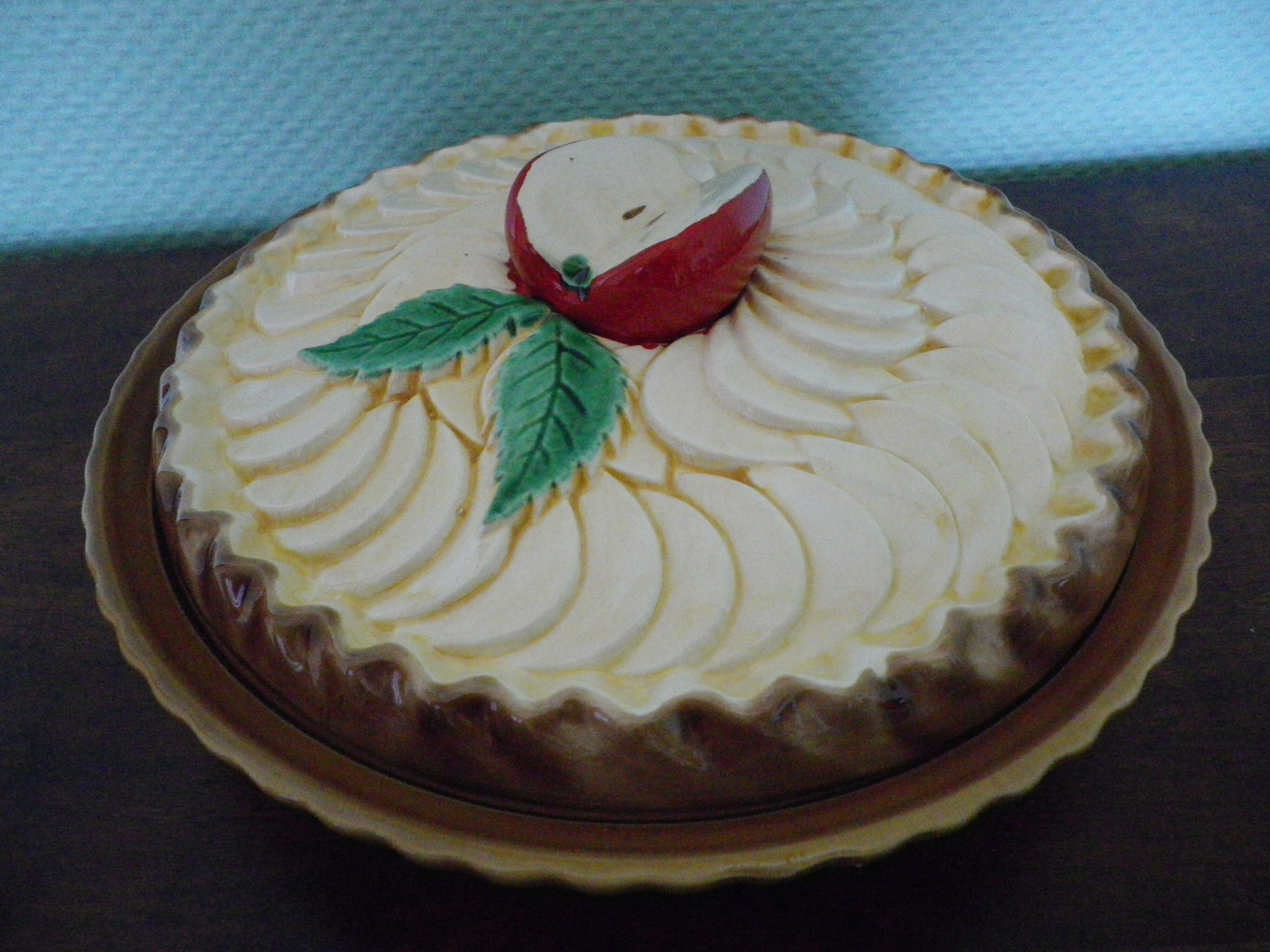 Plat De Presentation A Gateau Et De Decoration Terre Cuite Barbotine Selency