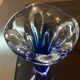 Two-tone glass paste vase from the 70s