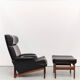 Ib kofod larsen lounge chair & ottoman "Adam" for Mogens kold