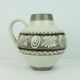 Vase Carstens keramik model 698-23 abstract decor in white and shades of brown