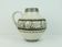 Vase Carstens keramik model 698-23 abstract decor in white and shades of brown