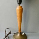 Lamp in wood, metal and opaline, Art Deco