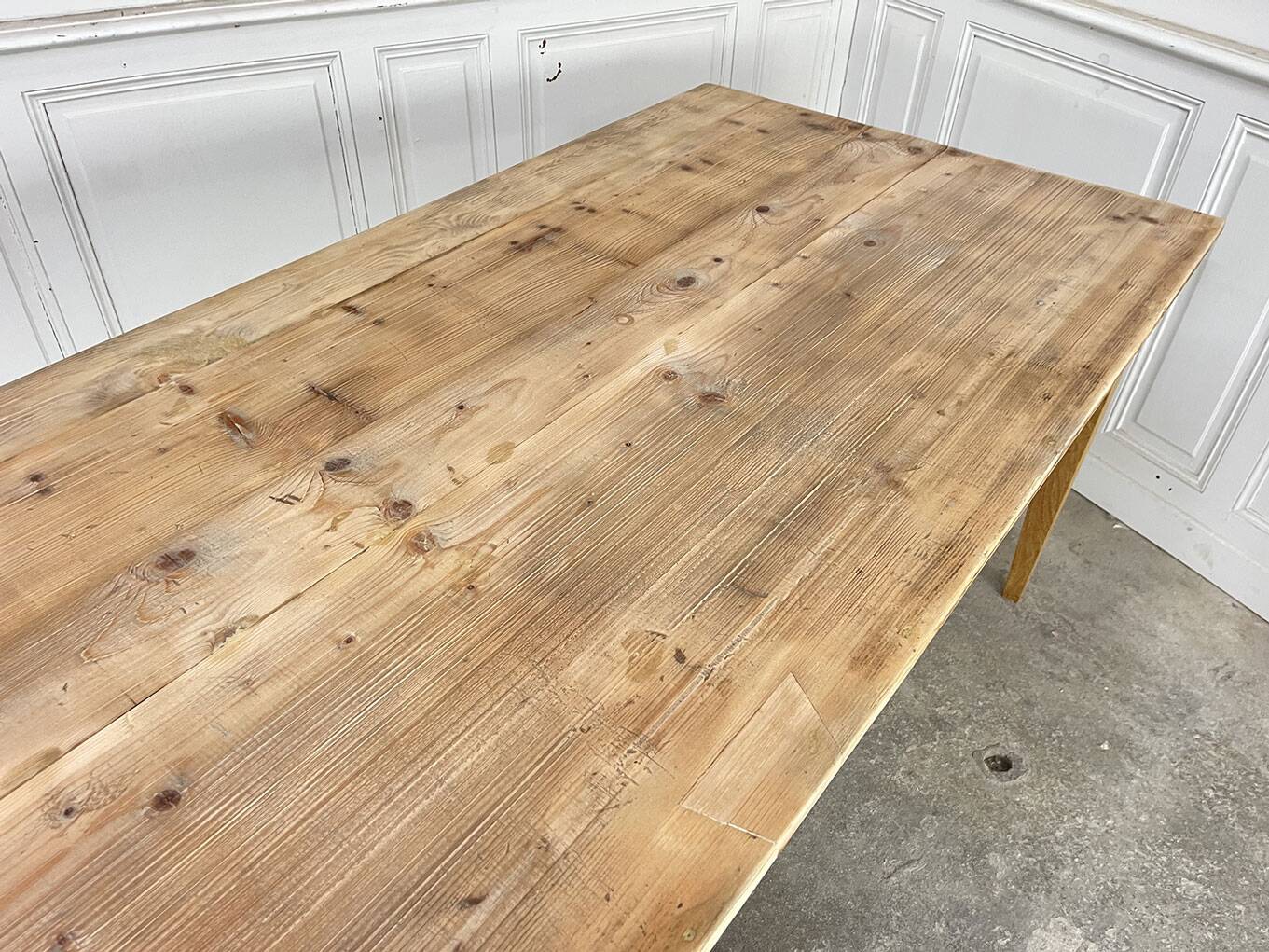 Antique farmhouse table, 378cm