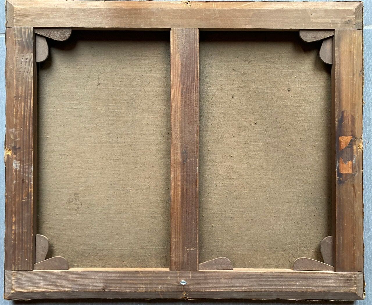Tableau ancien paysage champêtre signé blain début xx siècle