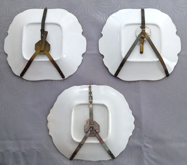 Plats à gâteaux manufacture Anglaise Minton