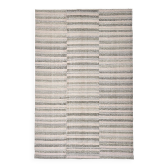 Pastel pink kilim rug, 325x217 cm wool kilim rug, large kilim carpet