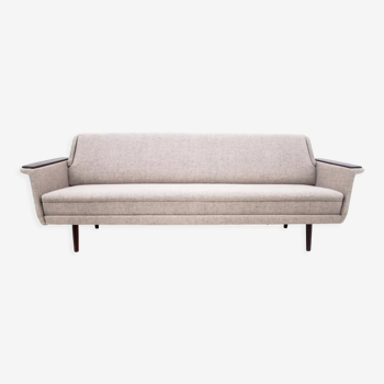 Midcentury modern beige sofa, Denmark, 1960