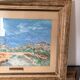 Oil Painting Acrylic Impressionism Tree Field Landscape Mountain