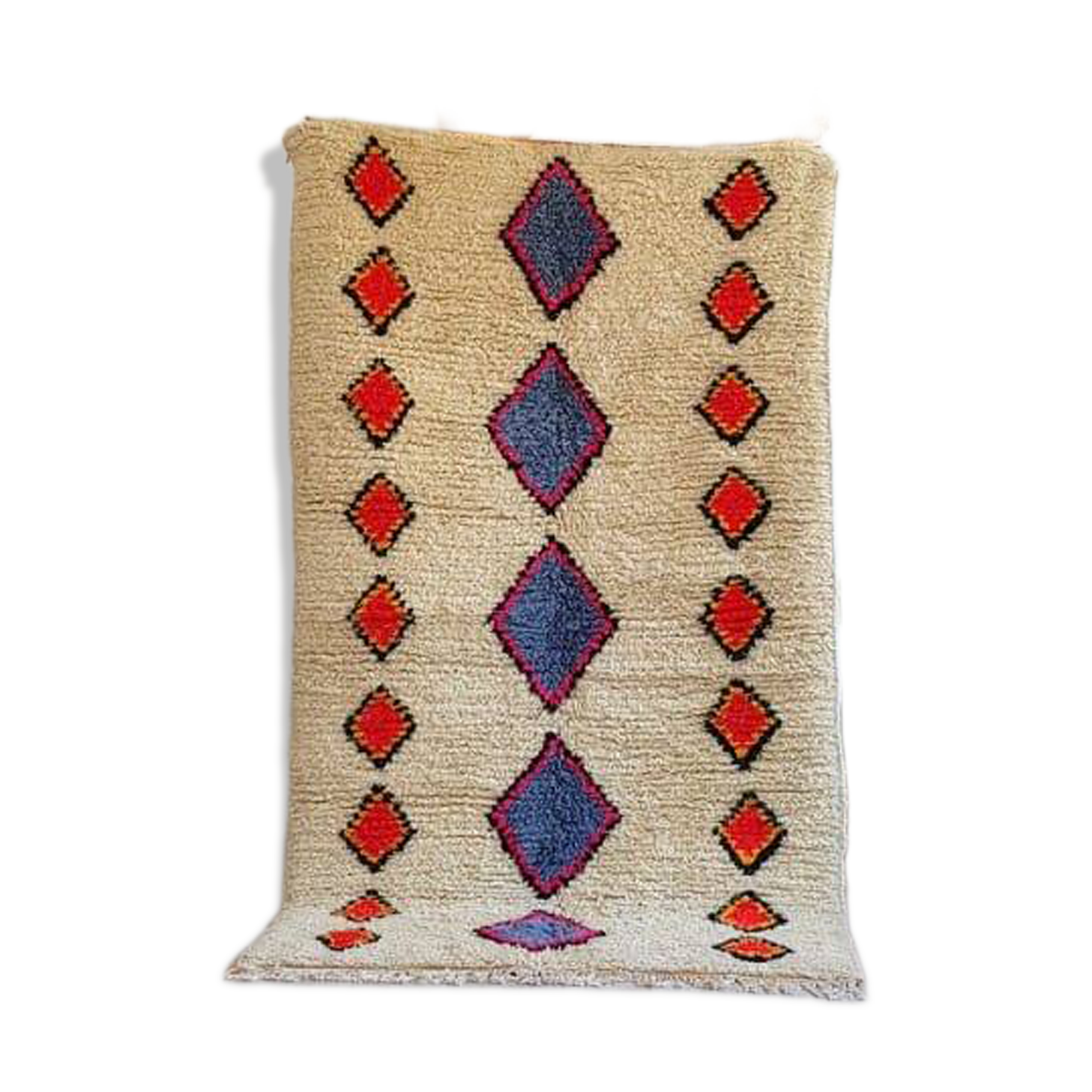 Handmade pure wool rug, size 160 x 240 cm