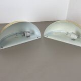 Set of 2 Brass Sciolari Style Wall Light Sconces Bankamp Leuchten, Germany, 1980