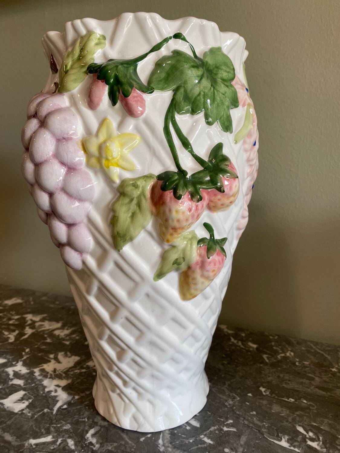 Barbotine Vase