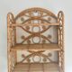 Etagere rotin peacock vintage