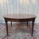Table à manger ronde en acajou de style Louis XVI 230 cm