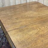19th century English mahogany crank table with 3 extensions