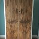 Small art deco cabinet from the 1930s in white burl wood