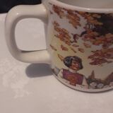 Children's breakfast set: a mug, a corn flakes bowl and a "Rupert Bear" plate from Wedgwood