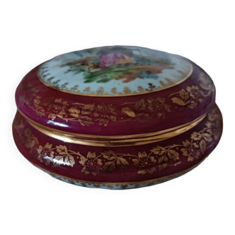 Jewelry box in Limoges porcelain