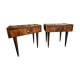 Pair of Rosewood bedside tables