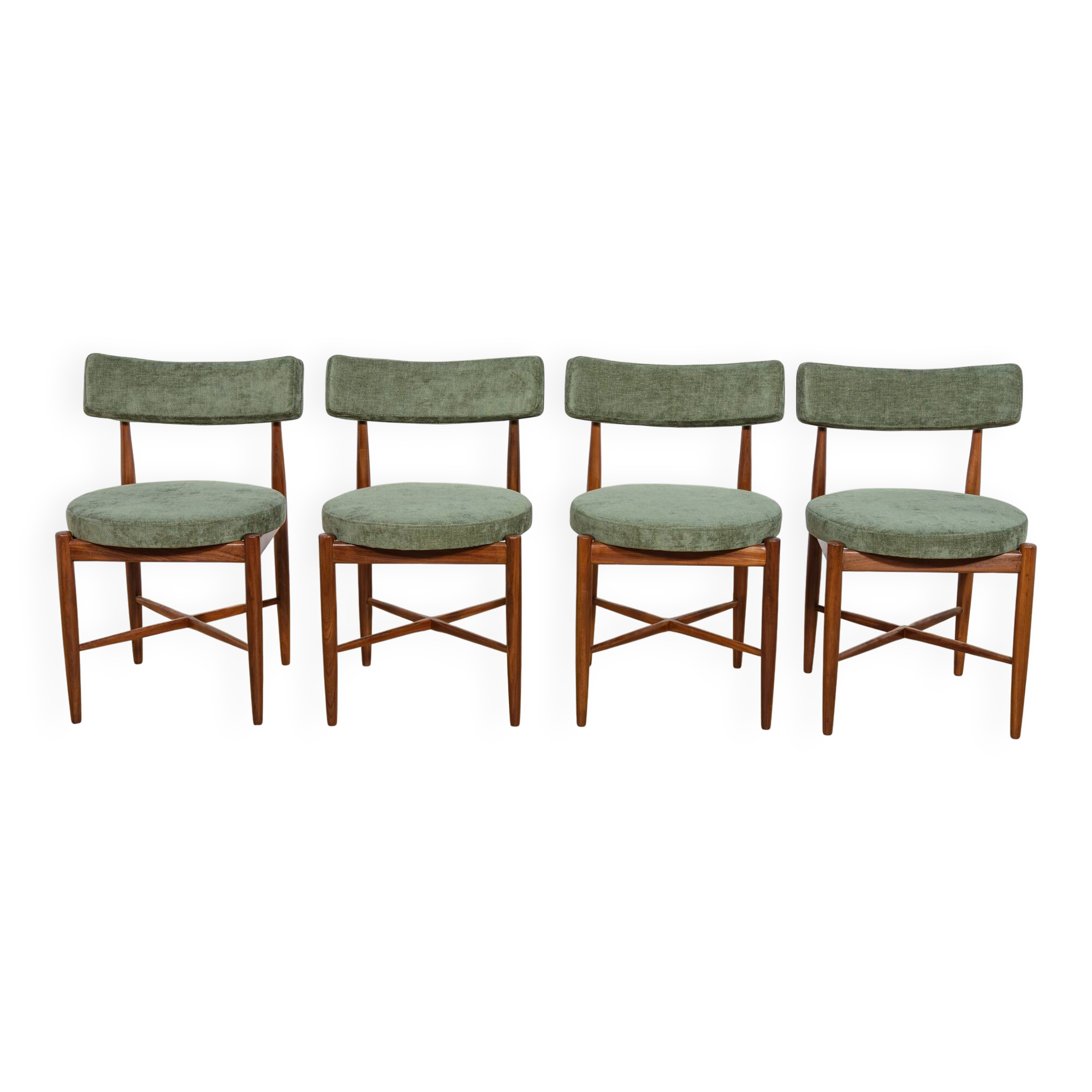 Mid-Century Teak Dining Chairs by Ib Kofod Larsen for G-Plan, 1960s.