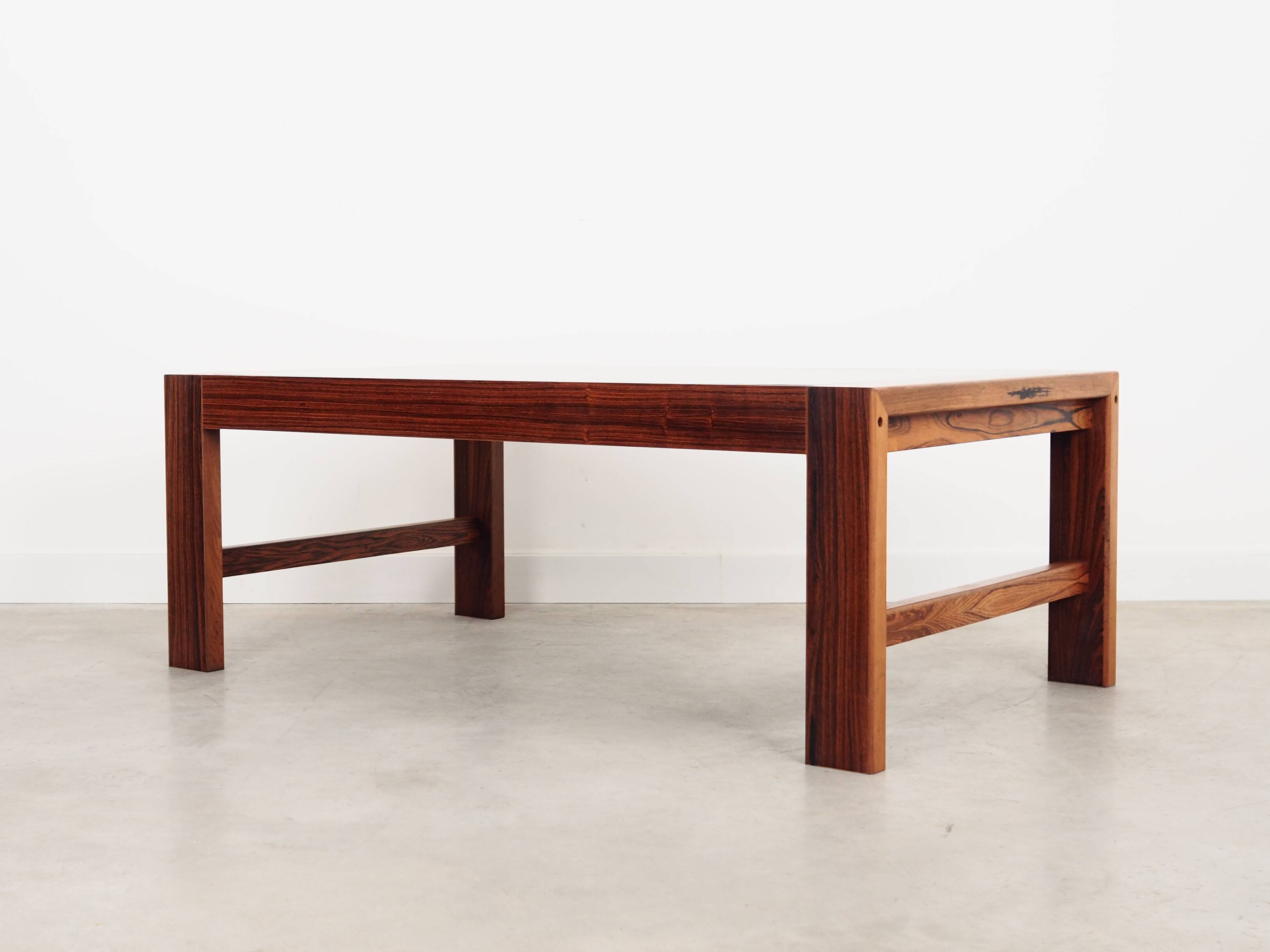 Rosewood bench, Danish design, 1970s, production: Denmark