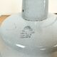 Industrial Grey Enamel Factory Lamp with Cast Iron Top, 1960s