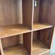 Vintage wall shelf in Scandinavian/Danish teak – 6 compartments – 1960s