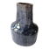 Blue glazed ceramic vase Signed Annie (height 26cm)