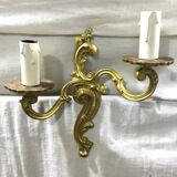 Paire d'appliques en bronze style Louis XV