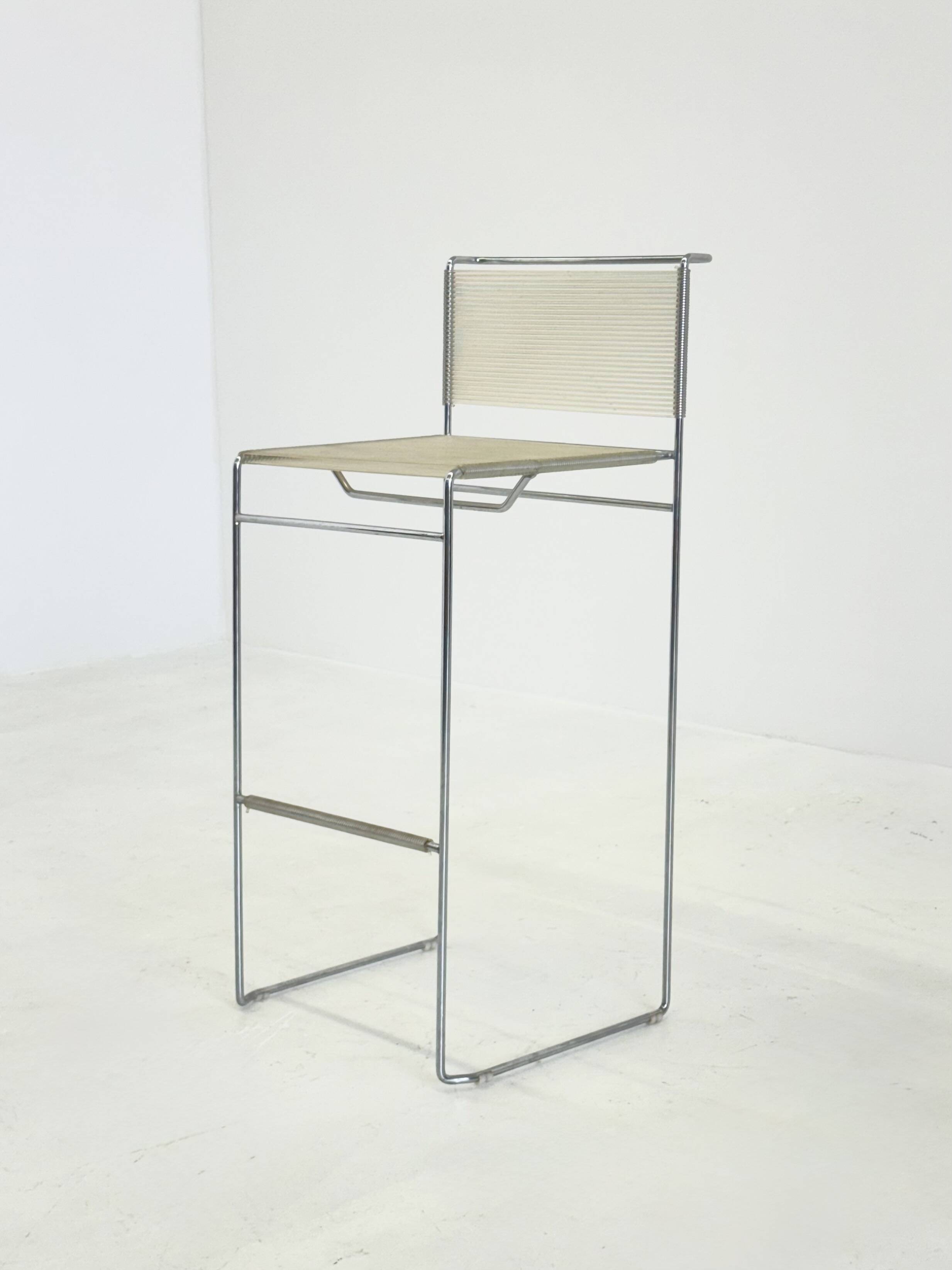 Italian design Flyline bar stool by Giandomenico Belotti