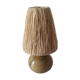 Lampe de chevet gres emaillé rafia