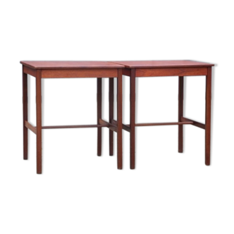 Pair of Scandinavian teak bedside tables Denmark 1960