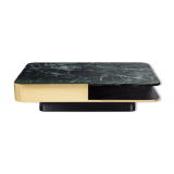 Coffee table lounge marble green and brass Red Edition