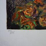 Yvonne CHEFFER DELOUIS: Reading in the Salon, Original signed lithograph