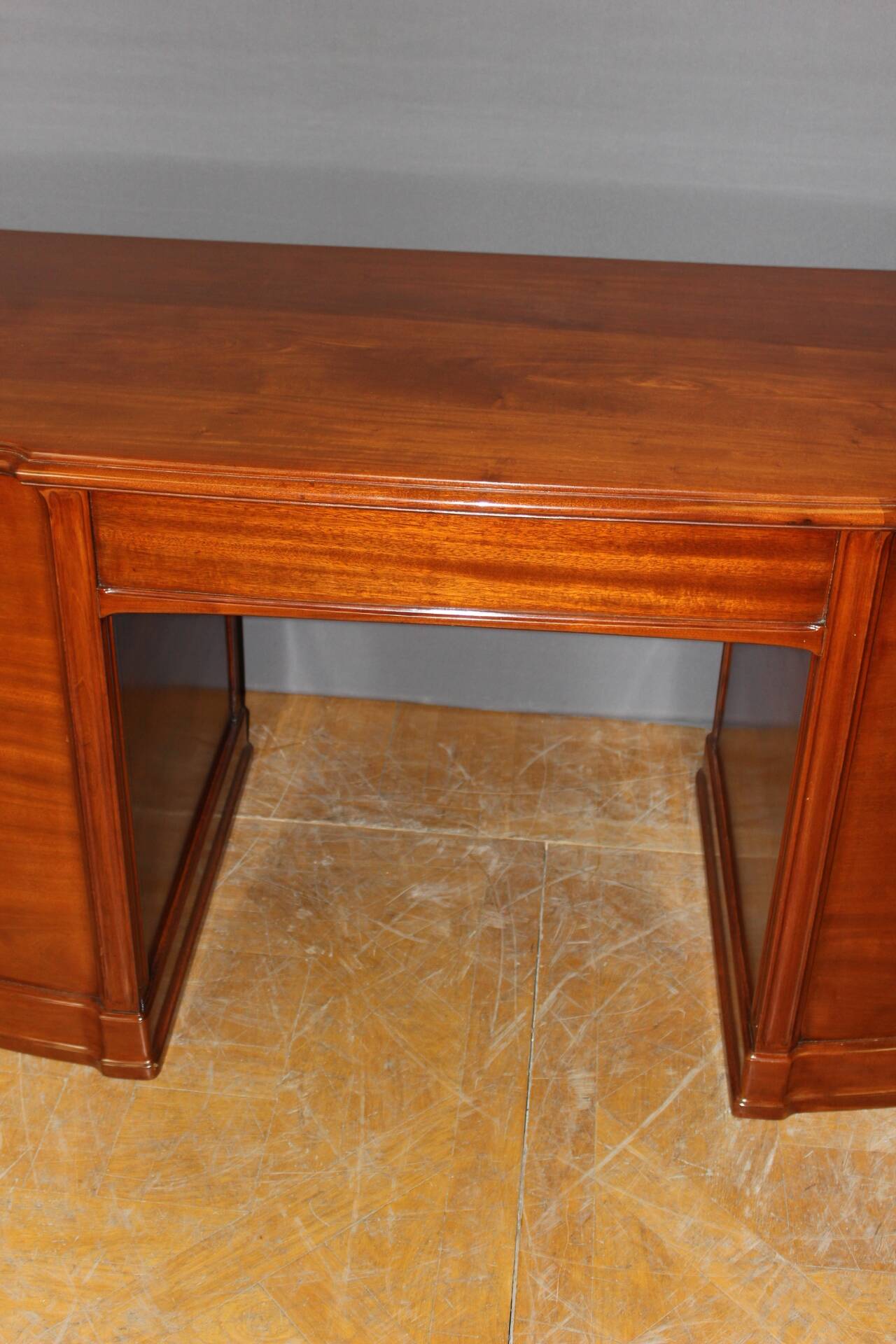 Art Nouveau Mahogany Desk Plate by Emile Gallé