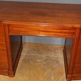 Art Nouveau Mahogany Desk Plate by Emile Gallé