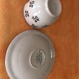 Lot including 9 coffee cups + photo subcup 1, 2.3; Collect "Petite Fleur" JOHNSON BROTHERS.