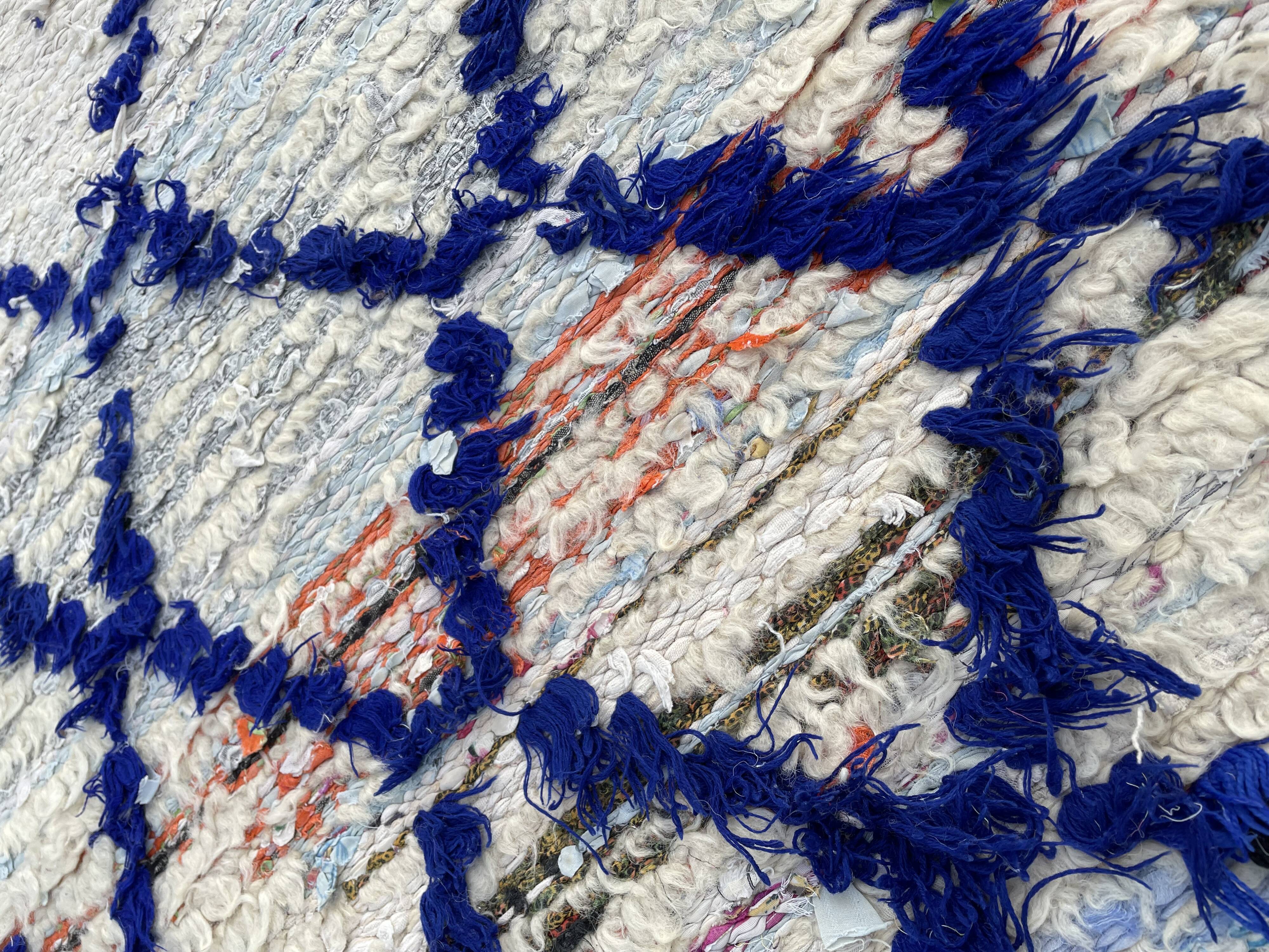 Berber carpet Beni Ouarain vintage 110x190