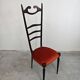 Chiavari chairs with high backs Mid Century Modern Paolo Buffa 1950s
