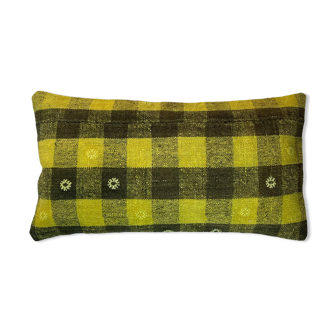 Housse de coussin en kilim turc vintage, 30 x 60 cm