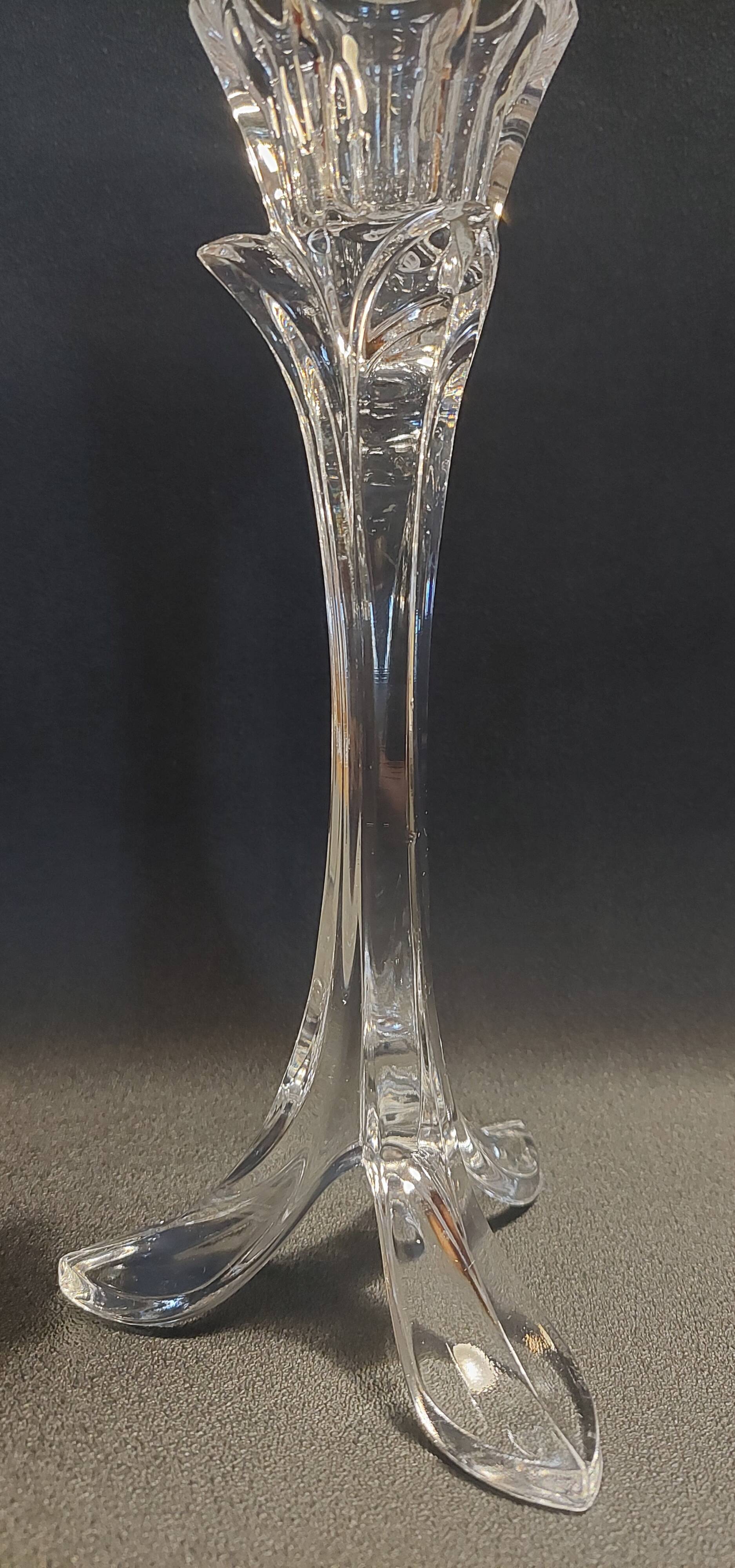 Arques crystal candlestick