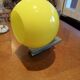 Lita yellow opaline wall sconce 1970